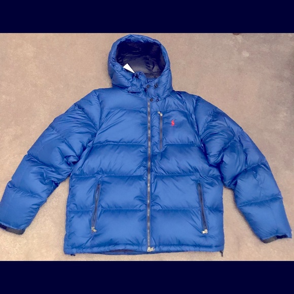 New Polo Water-Repellent Down Jacket, Size XXL - Picture 7 of 8